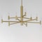 Maxim Lighting Emana 9-Light Chandelier, Natural Aged Brass 21369NAB - alternate 2